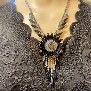 Juliana Book Piece 
Rhinestone Navette Starburst